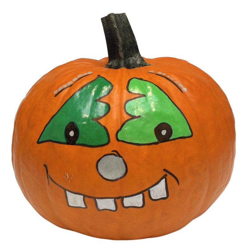 POTIRON JACK LANTERN FIGURINES PEINT 6PCS